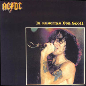 Disco In Memoriam Bon Scott de AC/DC
