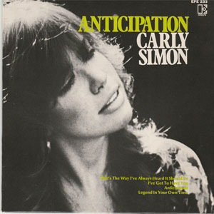 Disco Anticipation de Carly Simon