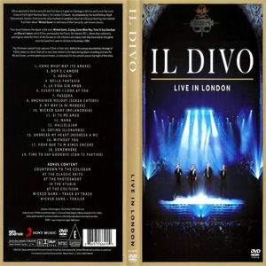 Disco Live In London (Dvd) de Il Divo