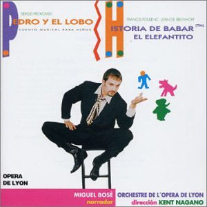 Disco Pedro y el Lobo de Miguel Bosé