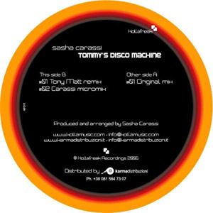 Disco Tommy's Disco Machine de Sasha Carassi